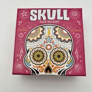 Skull Card Game. Place, Bid, And Bluff. Complete. Very Good Condition.